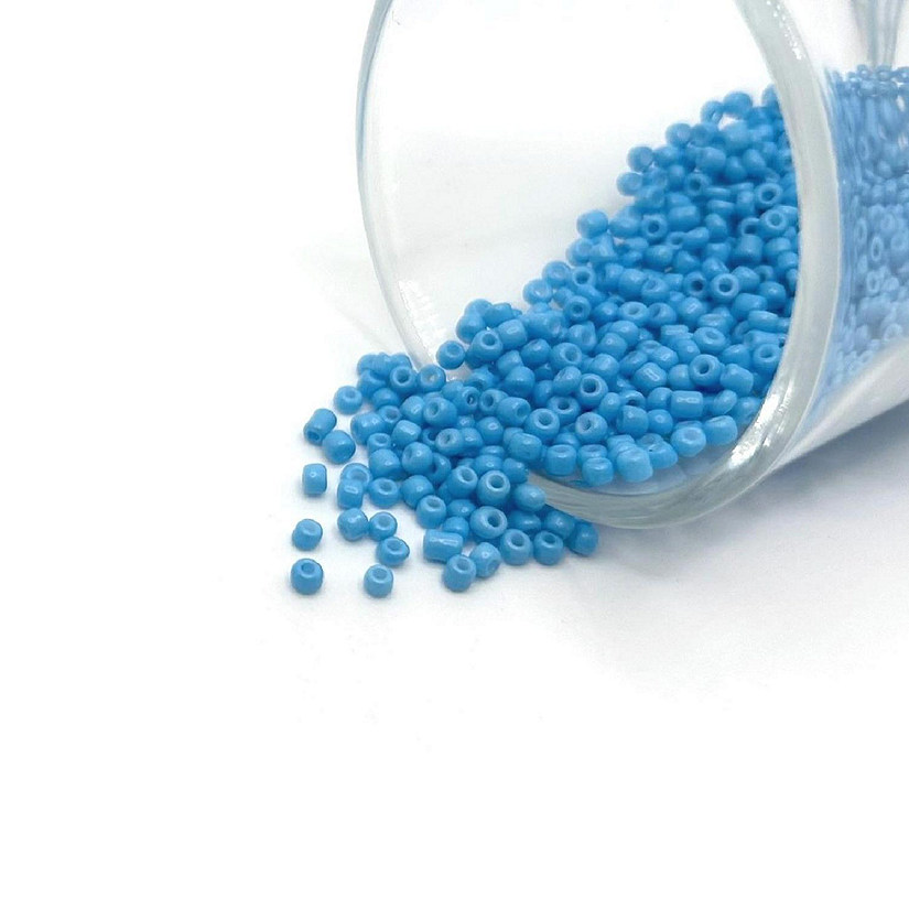 10 grams Blue 12/0 Glass Seed Beads Image