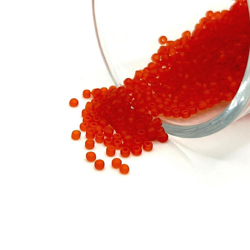 10 grams Red 12/0 Glass Seed Beads Image