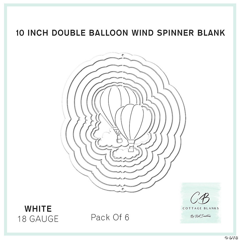 Blank sublimation wind spinner