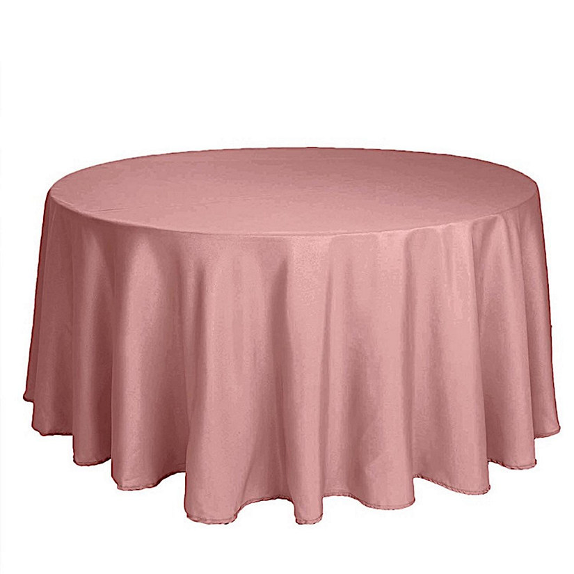 10 pcs 108" Round Polyester Tablecloths Tabletop Wedding  Decorations Image