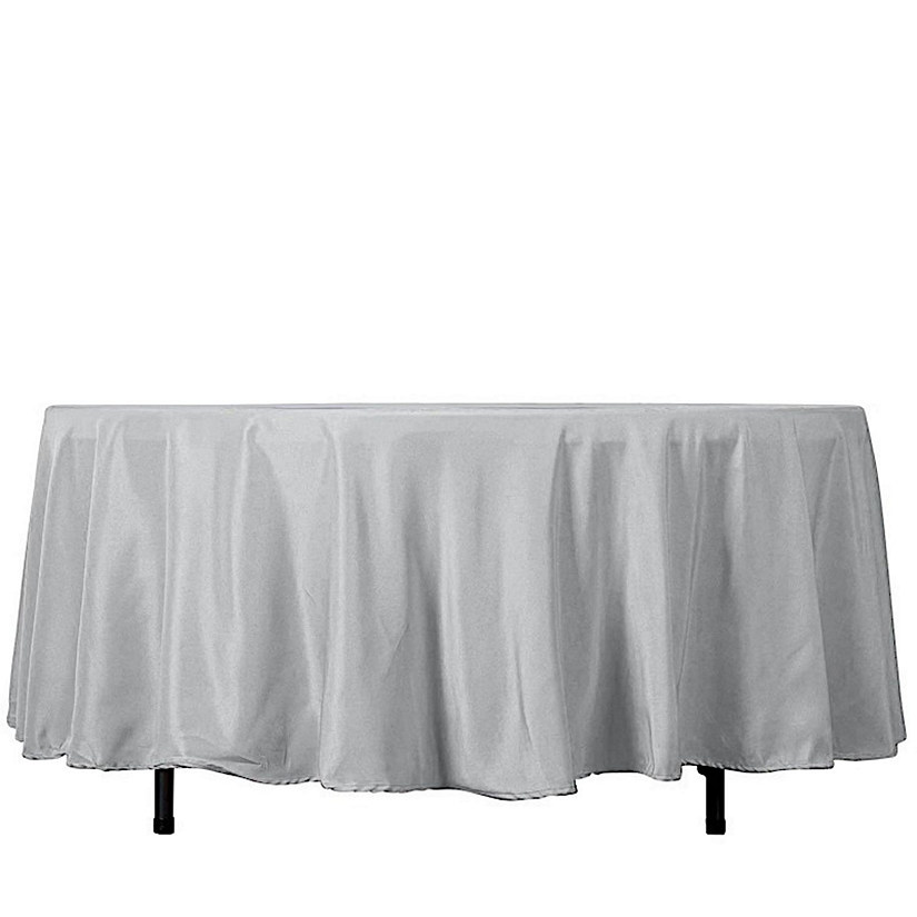 10 pcs 108" Round Polyester Tablecloths Tabletop Wedding  Decorations Image