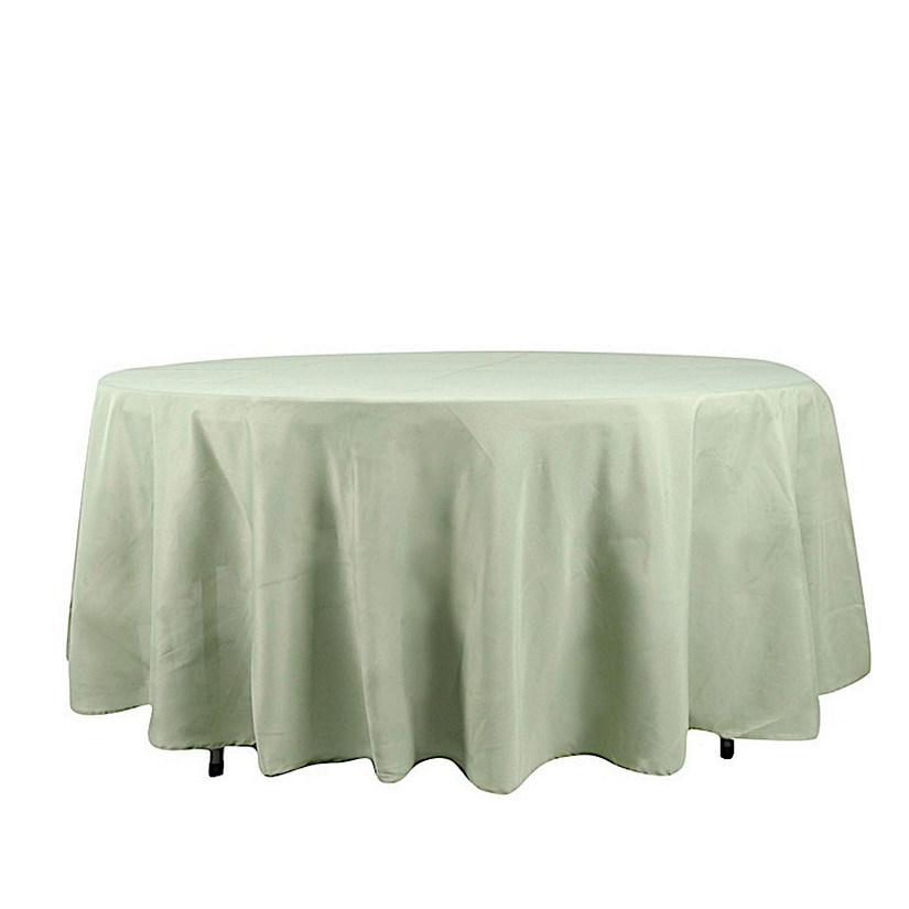 10 pcs 108" Round Polyester Tablecloths Tabletop Wedding  Decorations Image