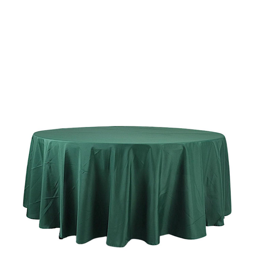 10 pcs 108" Round Polyester Tablecloths Tabletop Wedding  Decorations Image