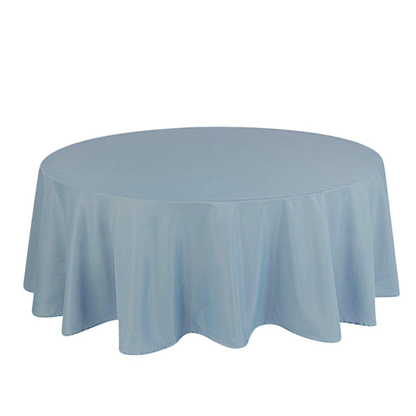 10 pcs 108" Round Polyester Tablecloths Tabletop Wedding  Decorations Image