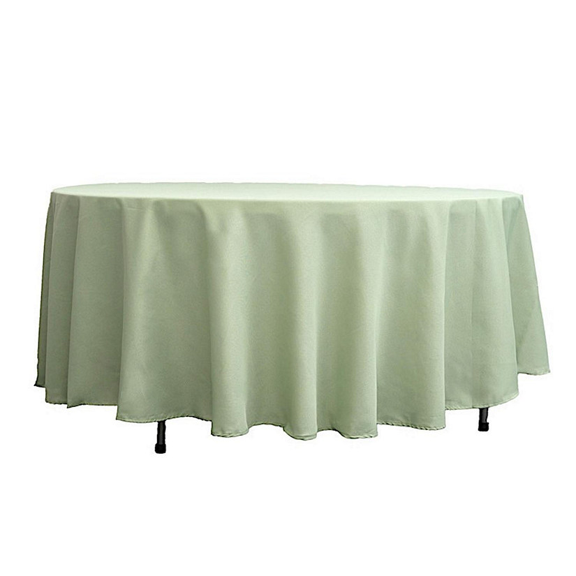10 pcs 108" Round Polyester Tablecloths Tabletop Wedding  Decorations Image