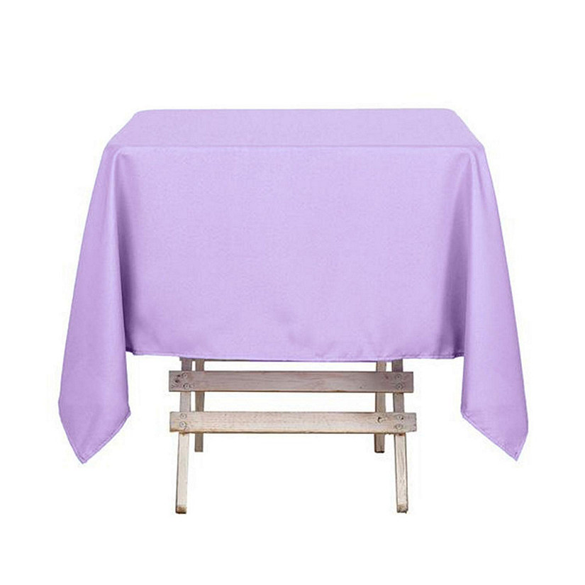 10 pcs 54 x 54" SQUARE POLYESTER Tablecloths Wedding Table Linens for Catering Image