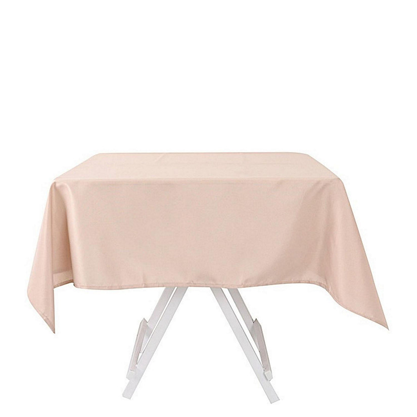10 pcs 54 x 54" SQUARE POLYESTER Tablecloths Wedding Table Linens for Catering Image