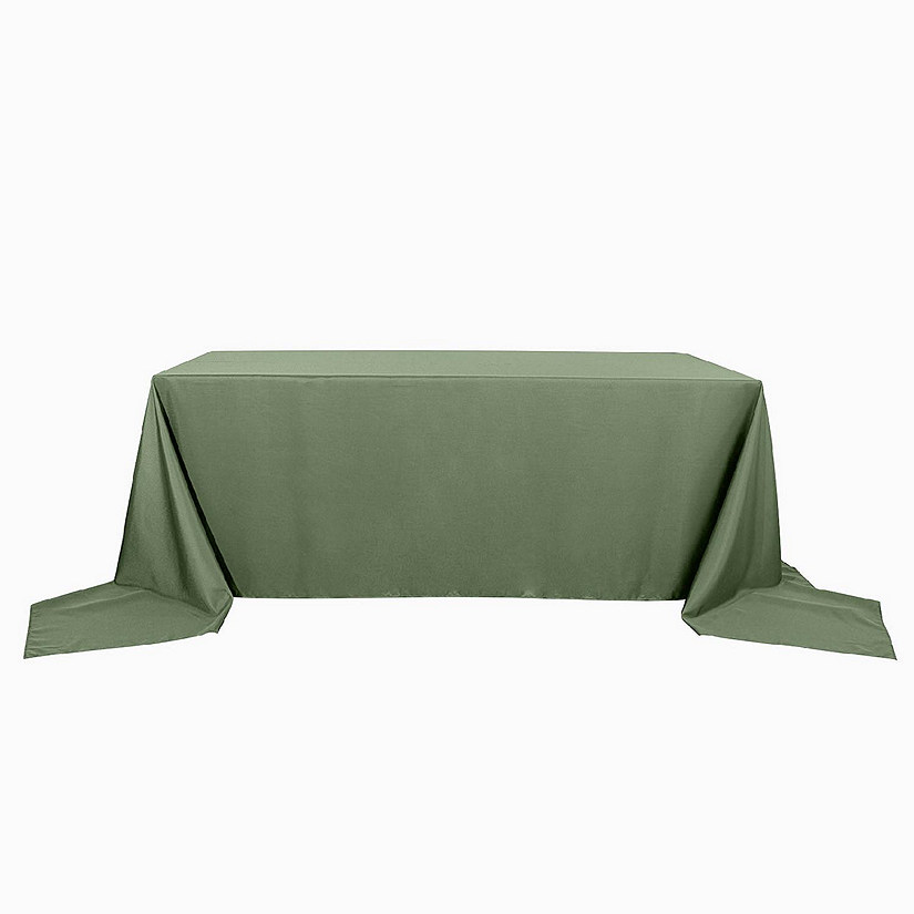 10 Pcs 90"X156" Polyester Tablecloths Wedding Party  Table Linens  Image