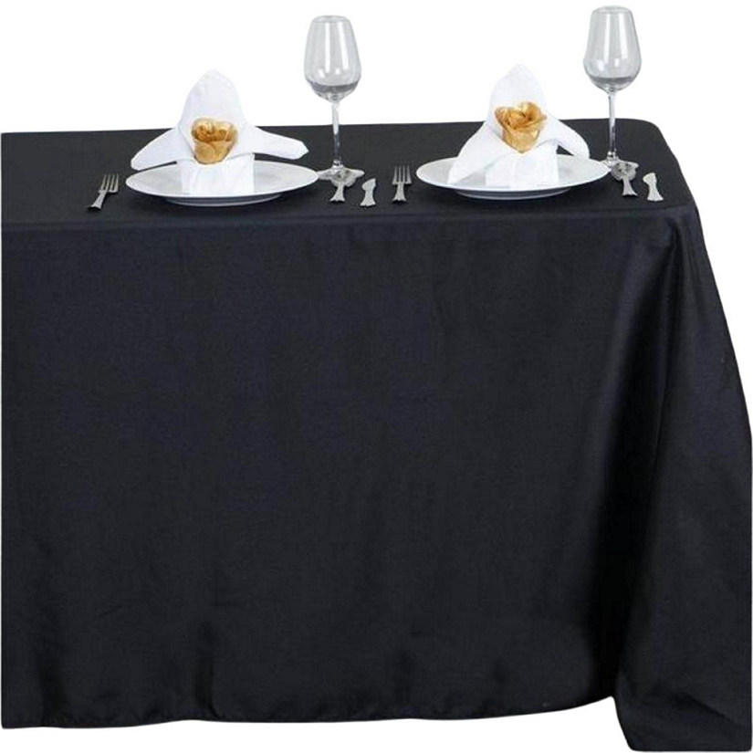 10 Pcs 90"X156" Polyester Tablecloths Wedding Party  Table Linens  Image