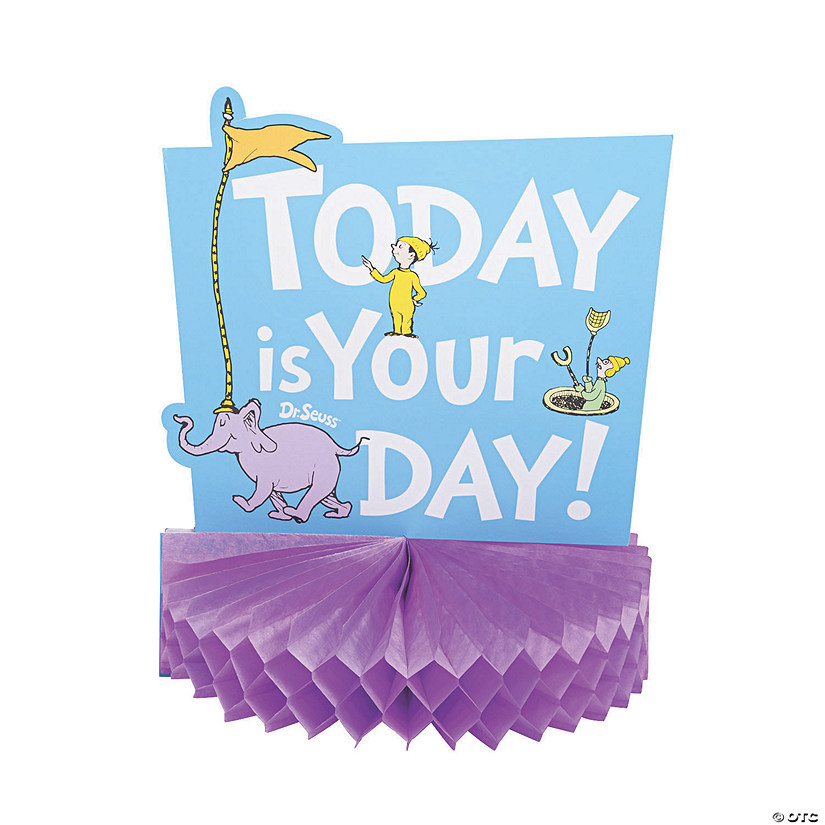 10" x 12" Dr. Seuss&#8482; Oh, the Places You&#8217;ll Go Cardstock Table Centerpieces - 3 Pc. Image