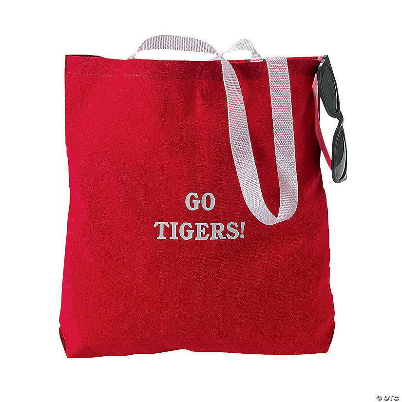 10" x 12" Medium Personalized Canvas Tote Bags - 12 Pc. Image