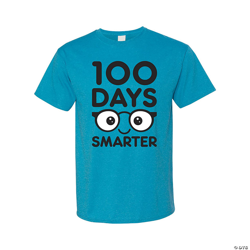 100 Days Smarter Adult&#8217;s T-Shirt Image