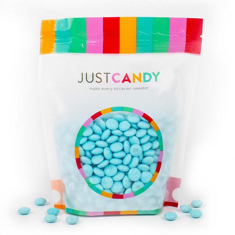 1,000 Pcs Light Blue M&M's Candy Milk Chocolate (2lb, Approx. 1,000 Pcs