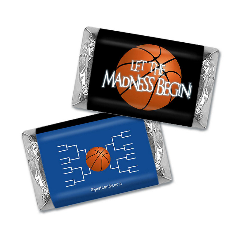 100ct March Madness Miniature Wrappers - Blue Image