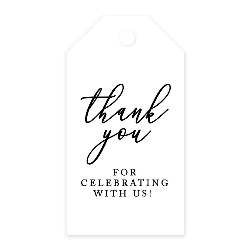 100PC Thank You for Tags Minimal Modern Image