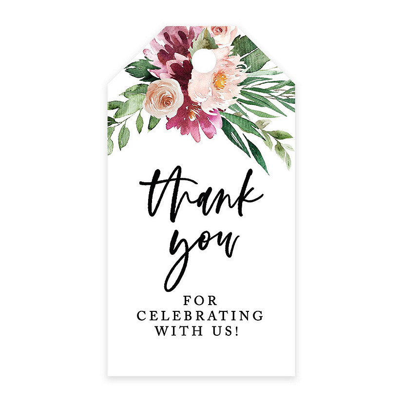 100PC Thank You for Tags Spring Image