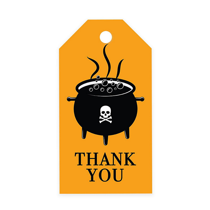 100PCS Cauldron Halloween Gift Tags Image
