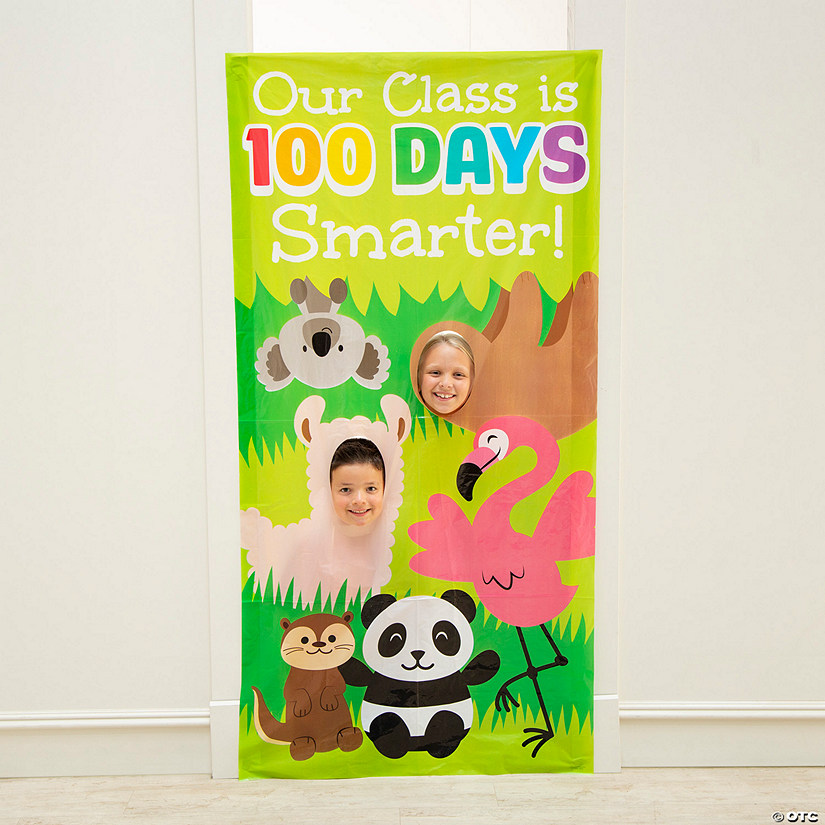 100th Day of School Photo Door Banner Image