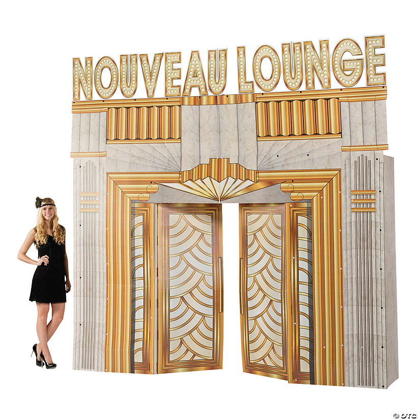103" Roaring 20s Club Entryway Arch Cardboard Stand-Up Image