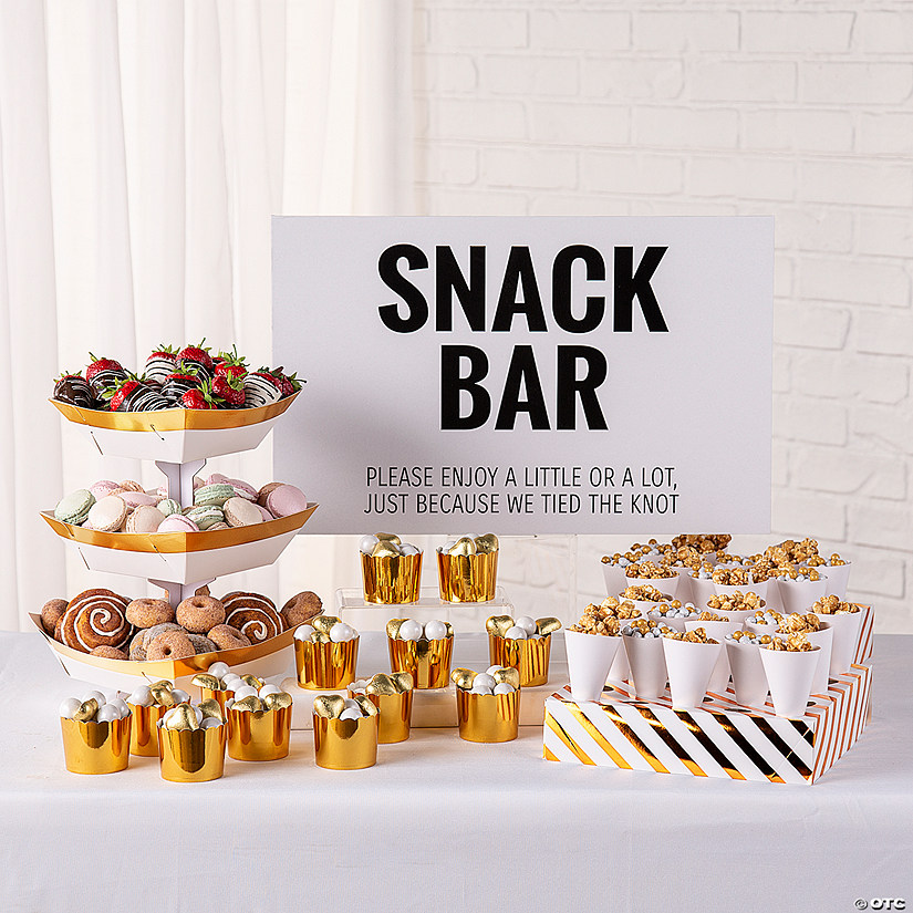 104 Pc. Wedding Snack Bar Kit for 50 Guests Image