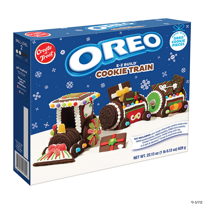 11 1/2" x 3 1/2" Oreo<sup>&#174;</sup> E-Z Build Cookie Train &#8211; Makes 1 Image