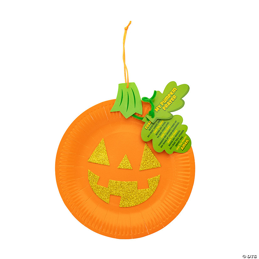 11 1/4" Religious Build a Pumpkin Prayer Craft Kit &#8211; Makes 12 Image