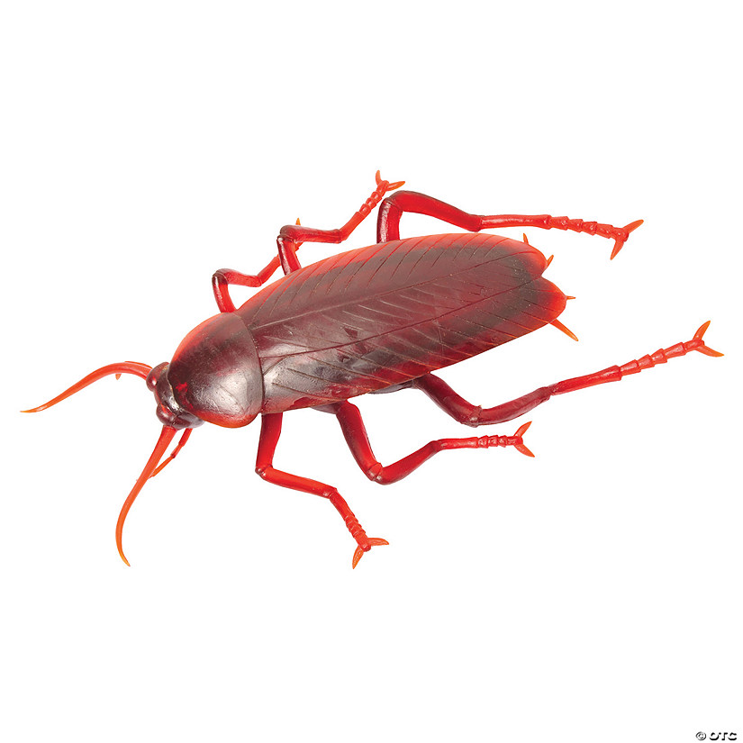 11" Giant Cockroach Halloween D&#233;cor Image