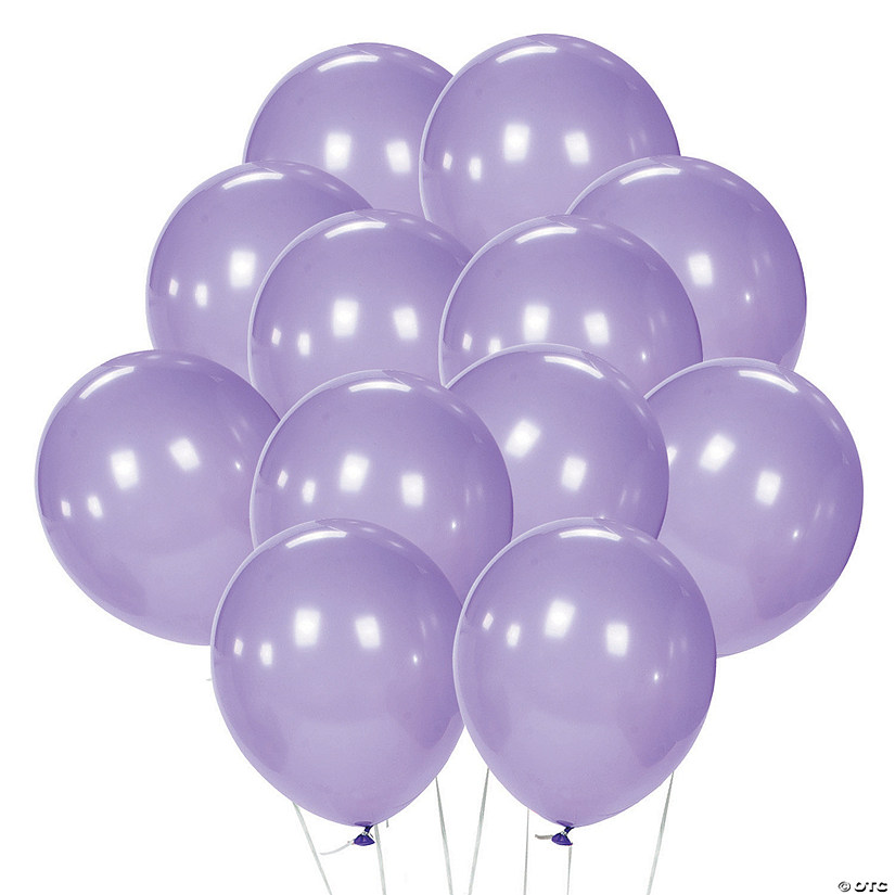11" Lavender Latex Balloons - 24 Pc. Image