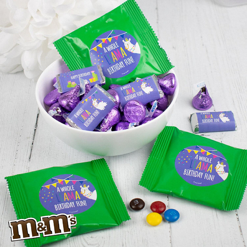 113 Pcs Llama Kids Birthday Candy Pi&#241;ata Chocolate Party Mix (2 lb) Image
