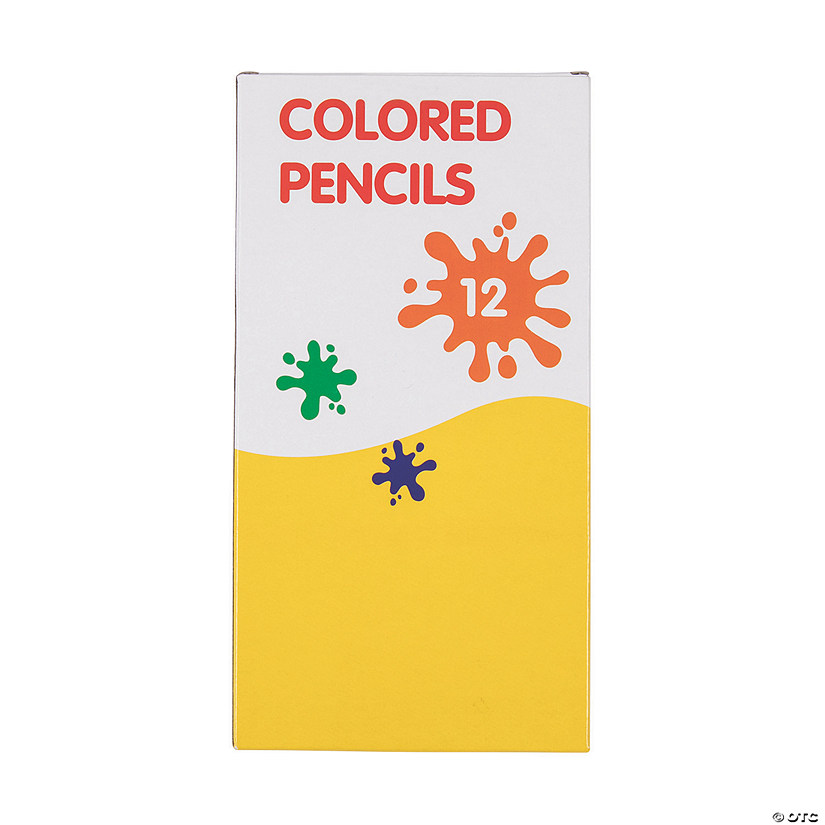 12-Color Colored Pencils - 12 Boxes Image