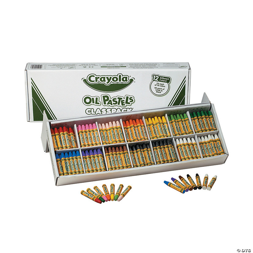 12-Color Crayola&#174; Oil Pastels Classpack - 336 Pc. Image