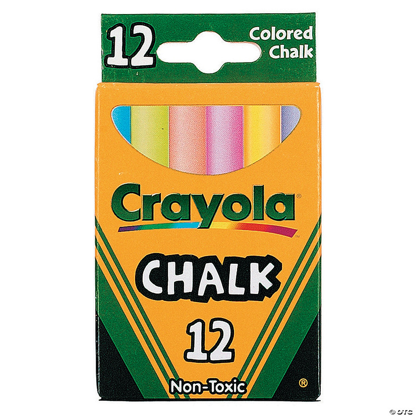 12-Color Crayola<sup>&#174;</sup> Children&#8217;s Colored Chalk Image