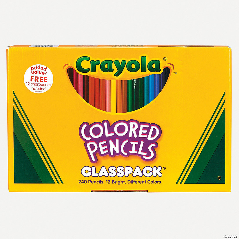 Download 12-Color Crayola ® Colored Pencils Classpack ® - 240 Pc. - Discontinued