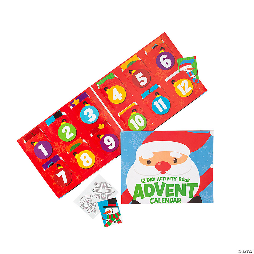 12 Day Activity Book Advent Calendars for 6 Image