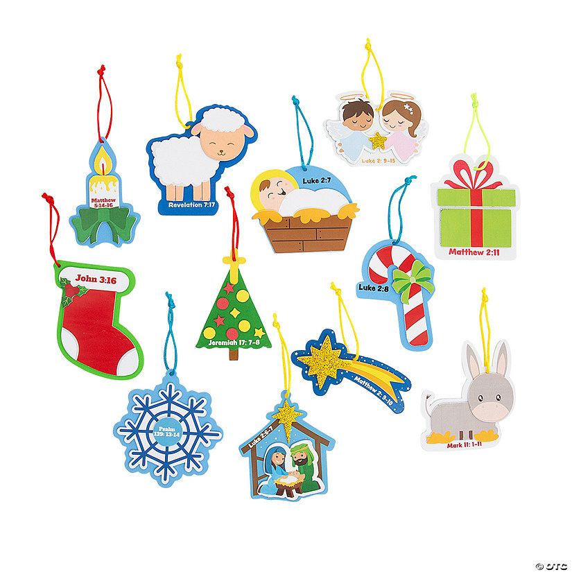 12 Days of Christmas Nativity Craft Kit - Makes 12 Image