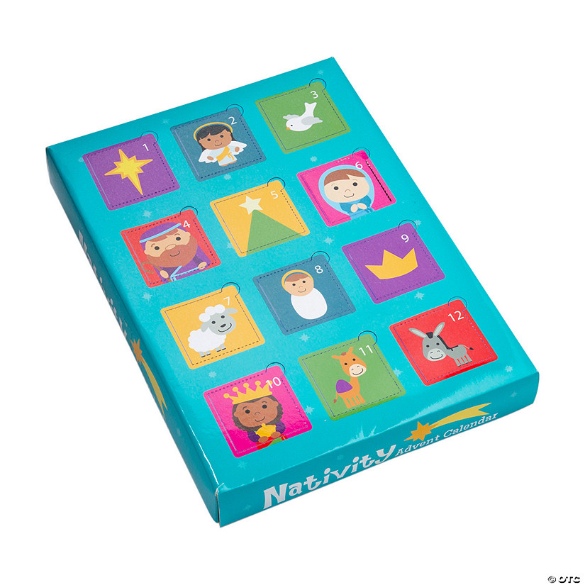 12 Days of Christmas Nativity Toy Advent Calendar Set | Oriental Trading