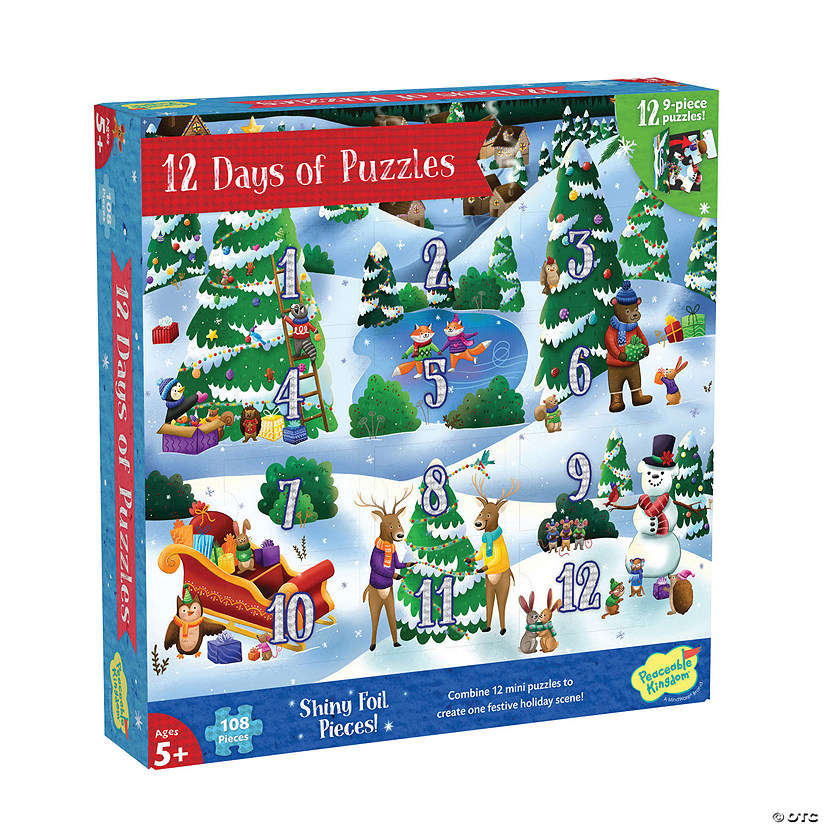 12 Days of Puzzles Advent Calendar Image