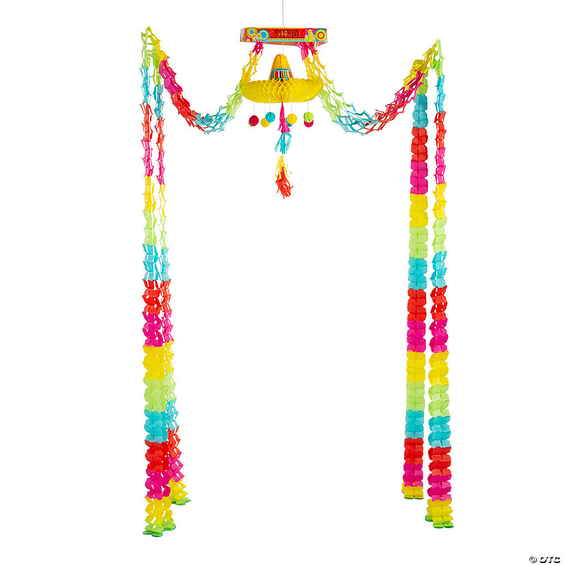 12 Ft. Fiesta Hanging Decorations Kit - 6 Pc. Image