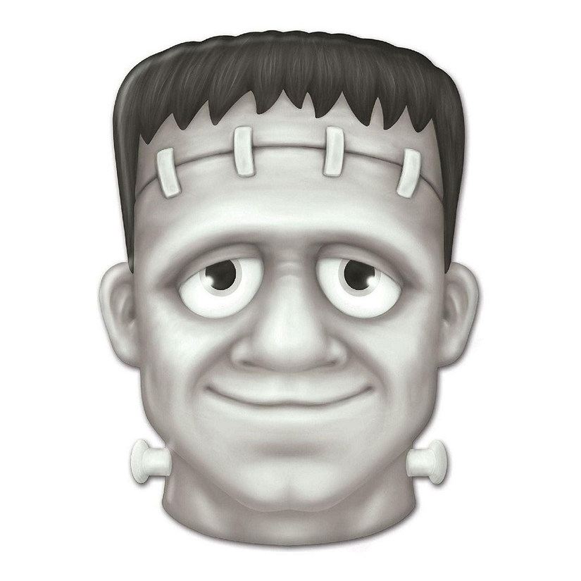 12" Metal Embossed Sign: Frankenstein (Black) Image