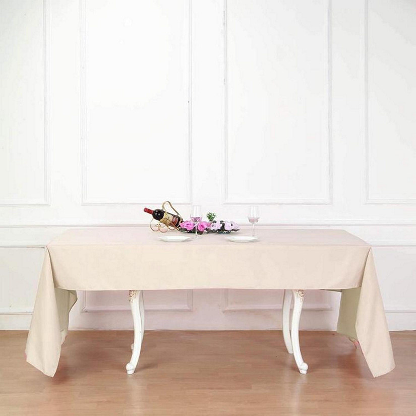 12 Pcs 60X126" Polyester Tablecloths Wedding Catering Dining Table Linens  Image