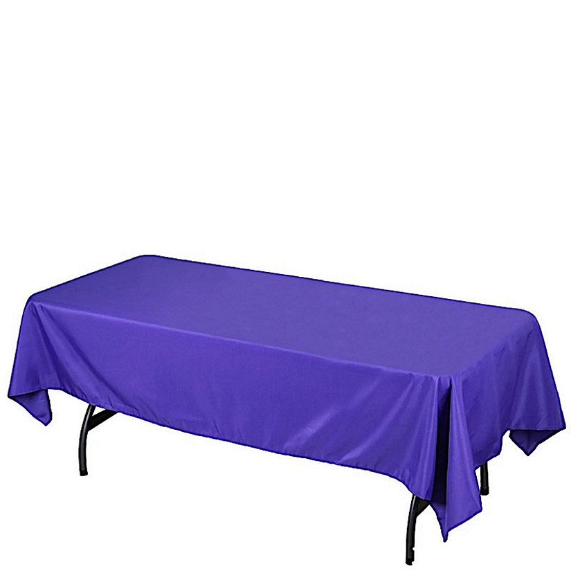 12 Pcs 60X126" Polyester Tablecloths Wedding Catering Dining Table Linens  Image