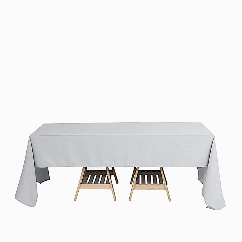 12 Pcs 60X126" Polyester Tablecloths Wedding Catering Dining Table Linens  Image