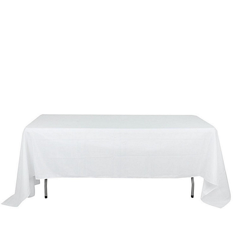 12 Pcs 60X126" Polyester Tablecloths Wedding Catering Dining Table Linens  Image