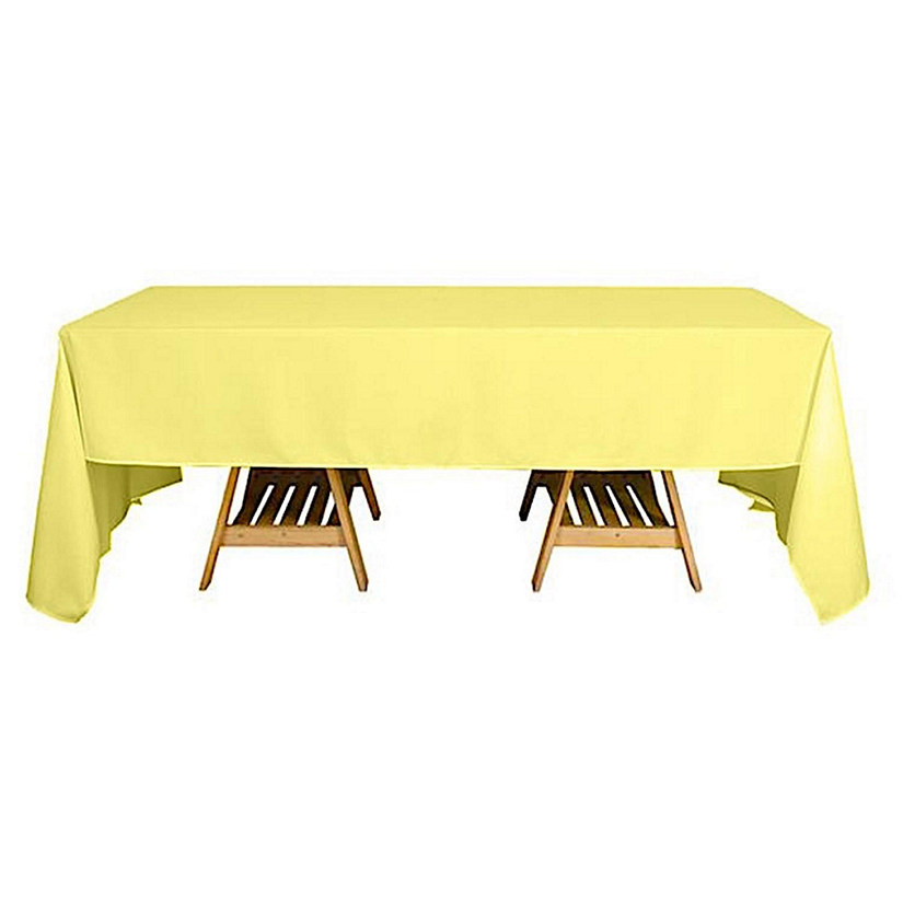 12 Pcs 60X126" Polyester Tablecloths Wedding Catering Dining Table Linens  Image