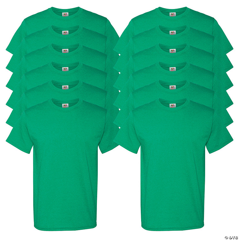 12 Retro Green Adult's T-Shirts Image