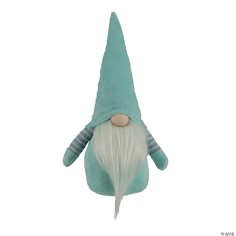 12" Sky Blue and White Spring Gnome Image