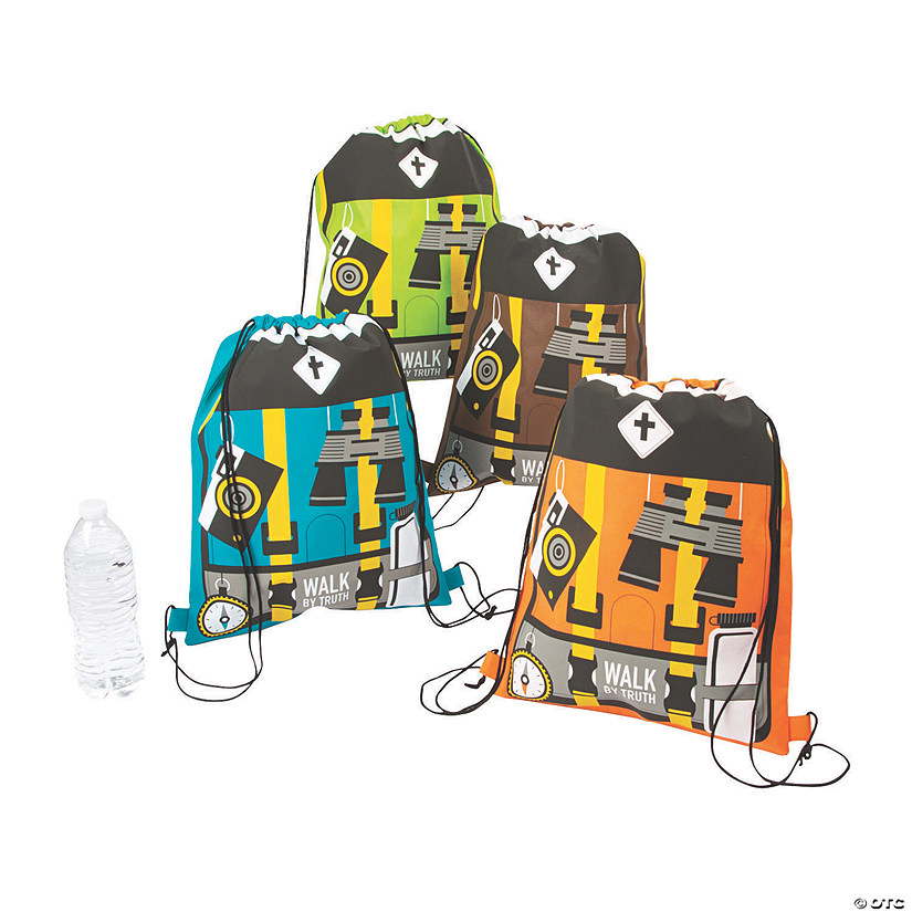 12" x 15" Wild Encounters VBS Drawstring Bags - 12 Pc. Image