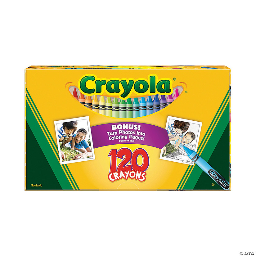 120-Color Crayola<sup>&#174;</sup> Crayons - 1 Box Image