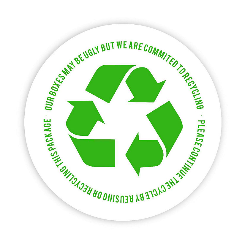 120 Recycling Box Packaging Stickers Image
