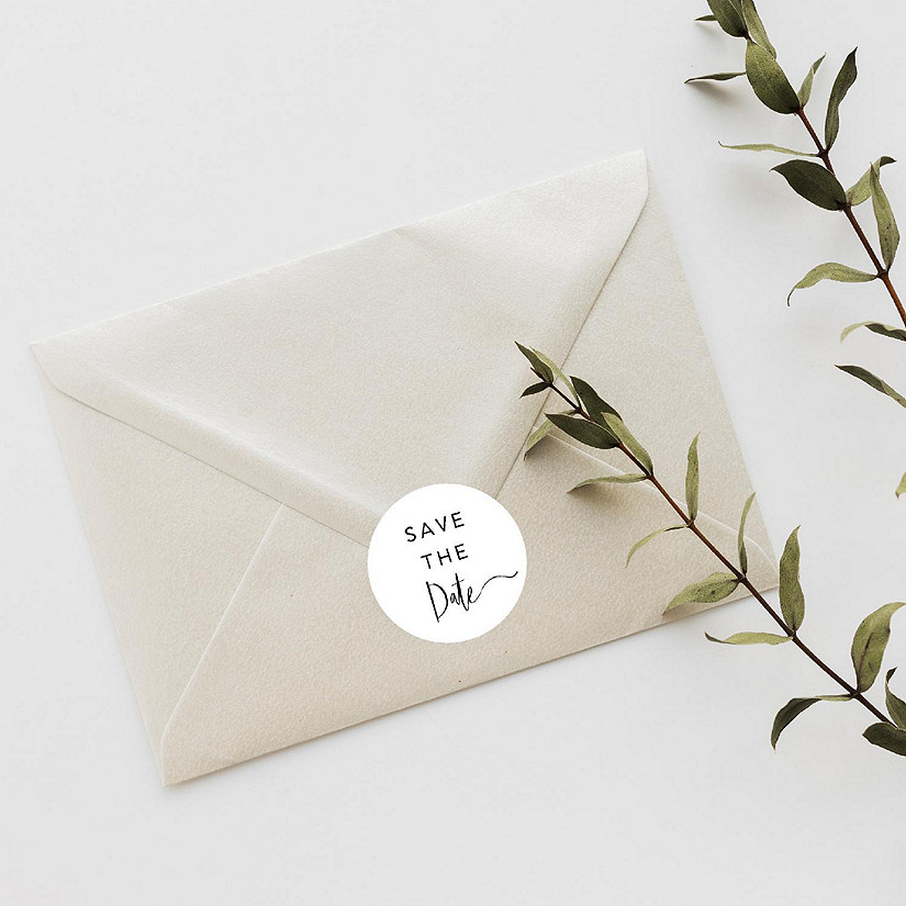120PC Save The Date Curved Design, Image